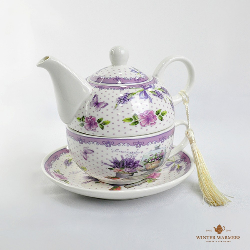 Lavender Flower Single Pot (Purple)