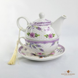 Lavender Flower Single Pot (Purple)