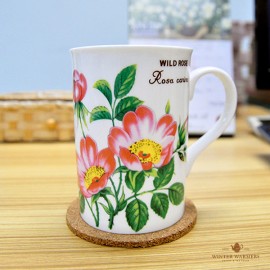 Wild Rose Flower Mug