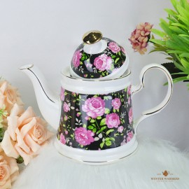 Porcelain Teapot Porcelain coffee pot British black tea pot household heat resistant afternoon teapot single pot