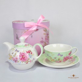 Single Pot (Flower & Green Pot)