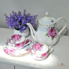 2 cups Tea set (Blue)