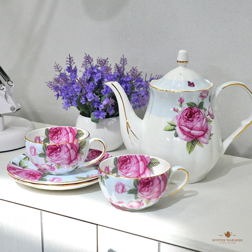 2 cups Tea set (Blue)